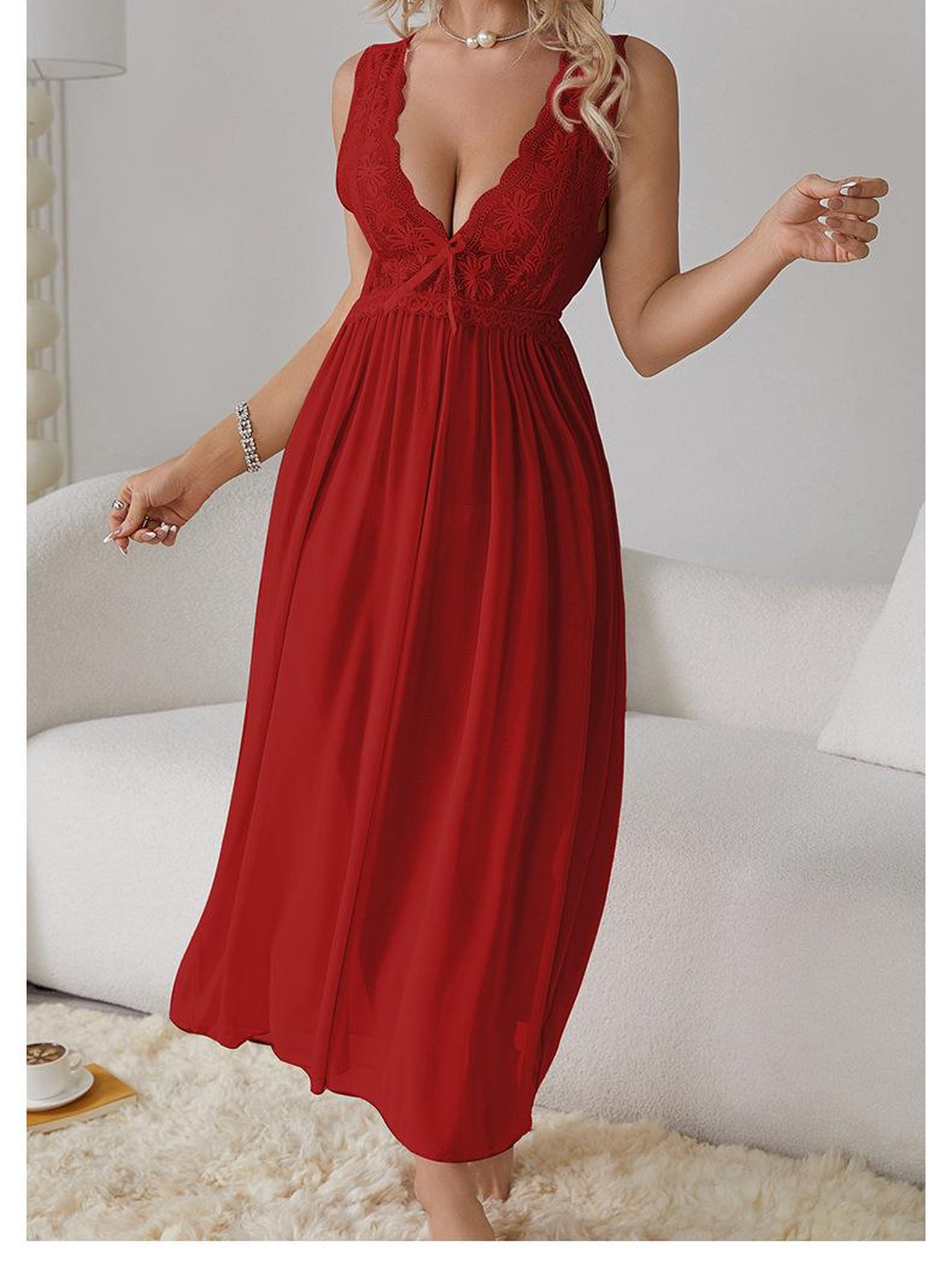 Long Cami Nightgown — Primary view